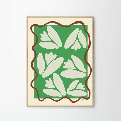Moikka Plakát Lily Of The Valley Green by Anna Mörner 21x29,7 (A4)