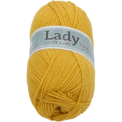 Bellatex Příze LADY de Luxe 100g / 238 m žlutá