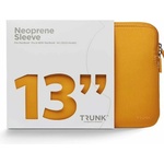 Trunk Калъф за лаптоп Trunk Laptop Sleeve (2022) Yellow, до 13" (33.02cm), гумиран двоен цип, устойчив на прах, влага, топлина и надраскване, жълт (TR-ALSPA13-GYE)