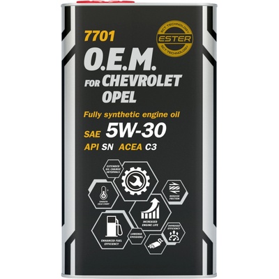 Mannol O.E.M. for Chevrolet Opel 5W-30 4 l