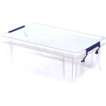 Fellowes Пластмасова кутия за съхранение, прозрачна, 10 литра, FELLOWES, "ProStore" 7730401 (7730401)