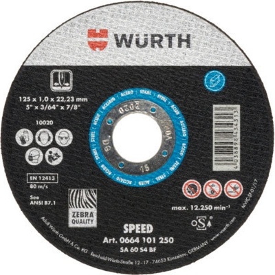 Würth Kotouč řezný 115 x 1 mm 0664101150