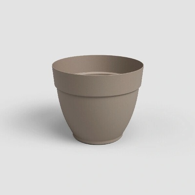 Artevasi Květináč CAPRI 30cm plast šedá matte taupe