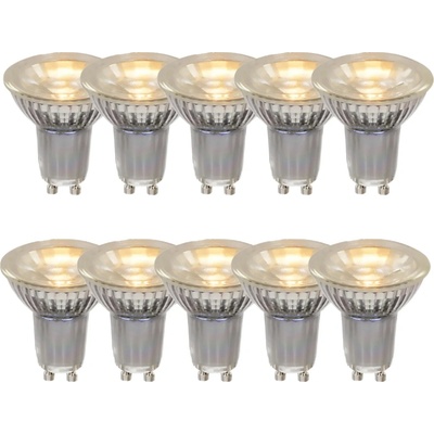 Lucide MR16 * 10 Led bulb D5 cm LED GU10 10x5W 2700K Transparant Set of 10 49008/10/60