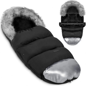 Ricokids Spací vak do kočíka čierno-strieborný
