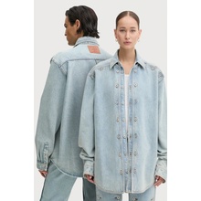 Y/Project Evergreen Snap Off Denim Shirt modrá