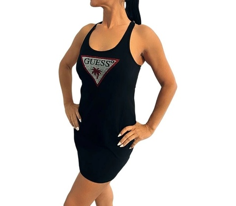 Guess E5GP01 Rhinestone čierne
