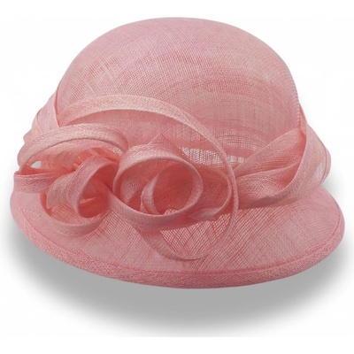 Krumlovanka dámský slavnostní klobouk Cloche KDSL-11/SRUZ světle růžová