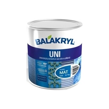 Balakryl Uni mat 0,7 kg žlutý