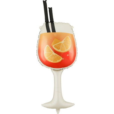 PartyDeco Fóliový balón Drink 34 x 100 cm