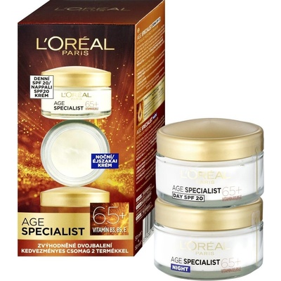 L'Oréal Paris Sada Age Special ist 65 denný krém 50 ml + nočný krém 50 ml darčeková sada