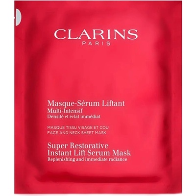 Clarins Super Restorative Instant Lift Serum Mask подмладяваща маска за лице за жени 1 бр
