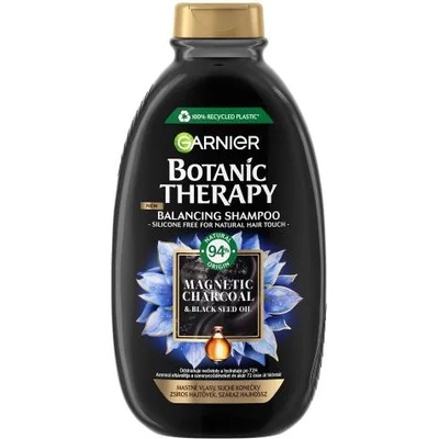 Botanic Therapy Magnetic Charcoal & Black Seed Oil 400 ml балансиращ шампоан за мазна коса със сухи краища за жени