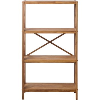 Unique Furniture Стелаж от масивен дъб в естествен цвят 70x124 cm X-Shelf - Unique Furniture (55340800)