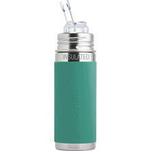 Pura Termo fľaša so slamkou Mint sleeve 260 ml