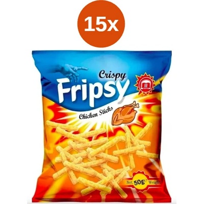 Fripsy crispy tyčinky kuřecí 15x 50 g