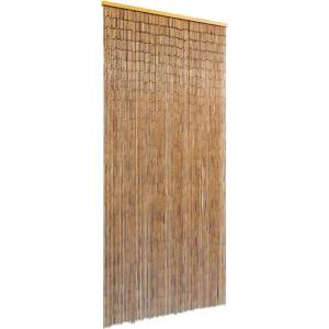 vidaXL Завеса за врата от бамбук, 90x200 cм (243715)