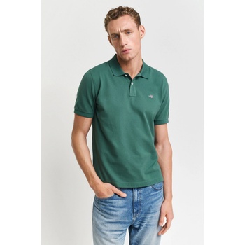 Gant Reg Shield SS Pique Polo deep forest