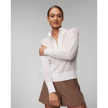 Varley Aurora Half Zip Knit biela