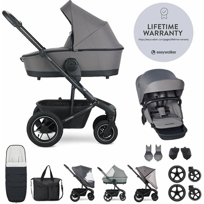 Easywalker Harvey5 Air Pebble Grey XXL korba 2v1 2023
