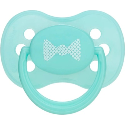 Canpol babies Силиконова залъгалка Canpol - Pastelove, 18 m+, Зелена панделка (22/418 mint)