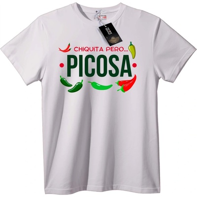 NOONEBRAND Тениска Пикантна Чикита - 6XL, White