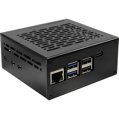 Geekworm X1207-C1 Metal pro Raspberry Pi 5 a X1207/ X1208 UPS Shield – Zboží Mobilmania