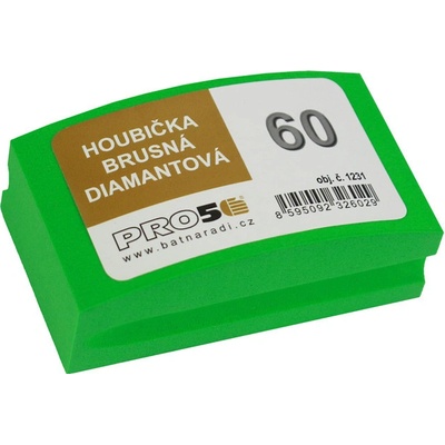 PRO5 Houbička diamantová brusná 100 x 55 mm