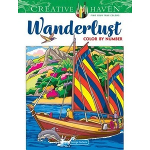 Creative Haven Wanderlust Color by Number | George Toufexis (ISBN: 9780486850276)