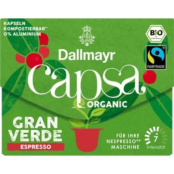 Dallmayr Кафе капсули Dallmayr Gran Verde capsa Lungo Espresso, 10 броя (10487)