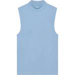 KnowledgeCotton Apparel Дамски топ Knowledgecotton apparel Women's High Neck Rib Top - Skyway (916-6670-0413)