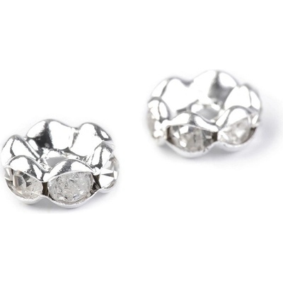 Prima-obchod Šatonová rondelka Ø8 mm, barva 1 crystal
