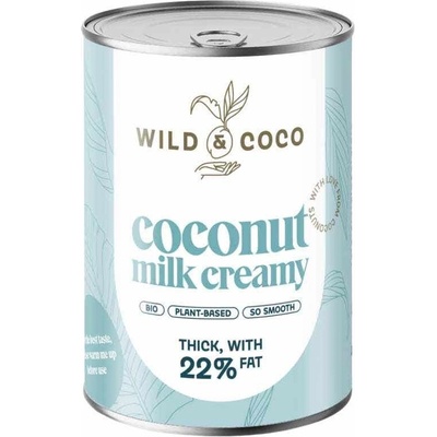 Wild & Coco Kokosová smetana 400 ml – Zboží Dáma