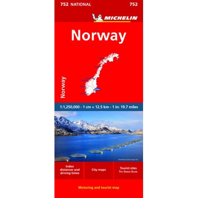 Norway - Michelin National Map 752
