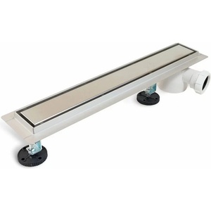 Balneo Комплект душ канал с капак 70 см Balneo Side-Drain, четкана неръждаема стомана (S-D 700)