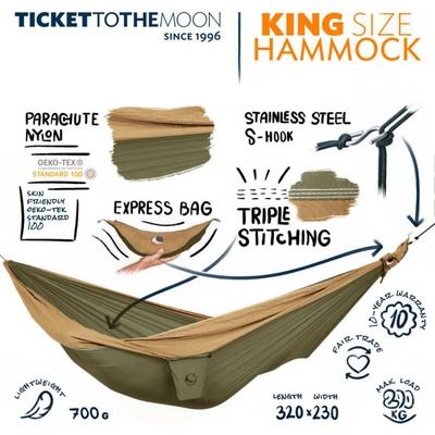 Ticket To The Moon King Size Hammock
