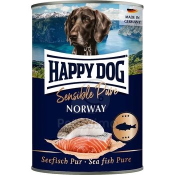 Happy Dog Sensible Pure Norway - консервирана храна със сьомга 6 x 400 г