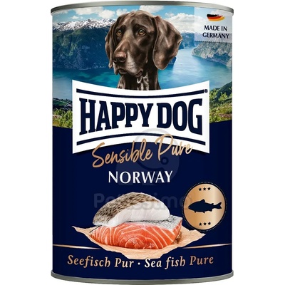 Happy Dog Sensible Pure Norway - консервирана храна със сьомга 6 x 400 г