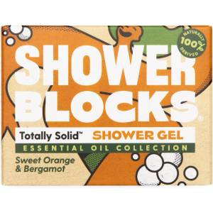 Shower Blocks Solid Shower Gel EO Range - Sweet Orange & Bergamot Цвят: оранжев