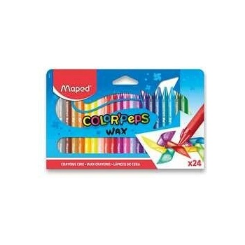 Maped Color'Peps Wax Trojhranné voskovky 24ks