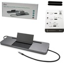 i-Tec USB-C Metal Ergonomic 4K 3x Display Docking Station + Power Delivery 85 W C31FLATDOCKPDPRO