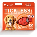 Tickless Ултразвуков репелент за кърлежи за животни tickless pet - оранжев