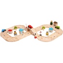 Bigjigs Dřevěná autodráha osmička