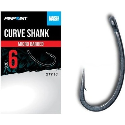 Nash Háčiky Curve Shank Micro Barbed 10 ks Veľ. 4