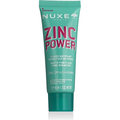 NUXE Zinc Power Mattifying Fluid Pore Minimizer 40 ml