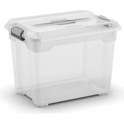 Keter Plastový úložný box Moover box S 18 l 38 x 26,5 x 28,5 transparentné veko