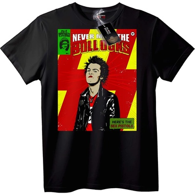 NOONEBRAND Тениска Sex Pistols Never Mind the Bollocks - 6XL, Black