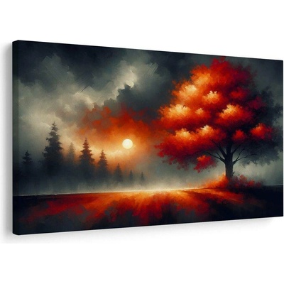 Obraz strom života v mlze - 90x60