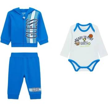 Image 1 of Guess Комплект със суичър и боди за бебе момче Guess в синьо