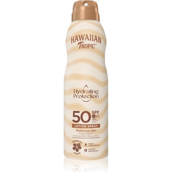Image 1 of Hawaiian Tropic Hydrating Protection Lotion Spray слънцезащитен спрей SPF 50 220ml